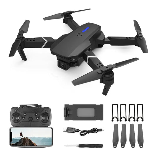 DRONE E88 PRO-DOBLE CAMARA 4K